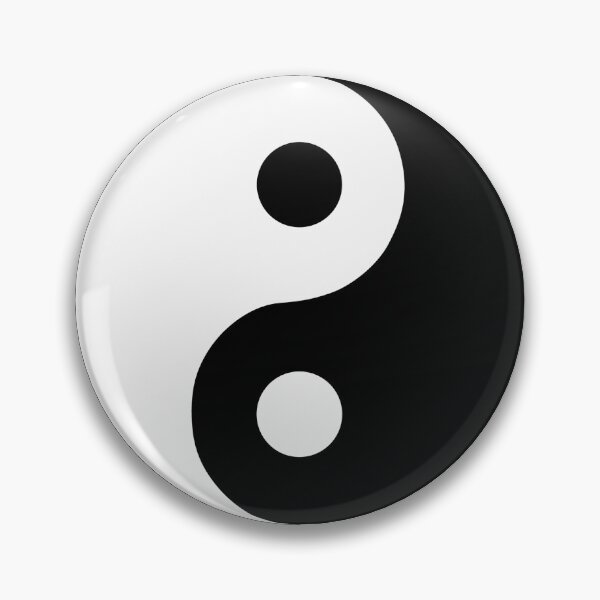 Item preview, Yin Yang Black and White - Vertical designed and sold by Wizzles Emporium.