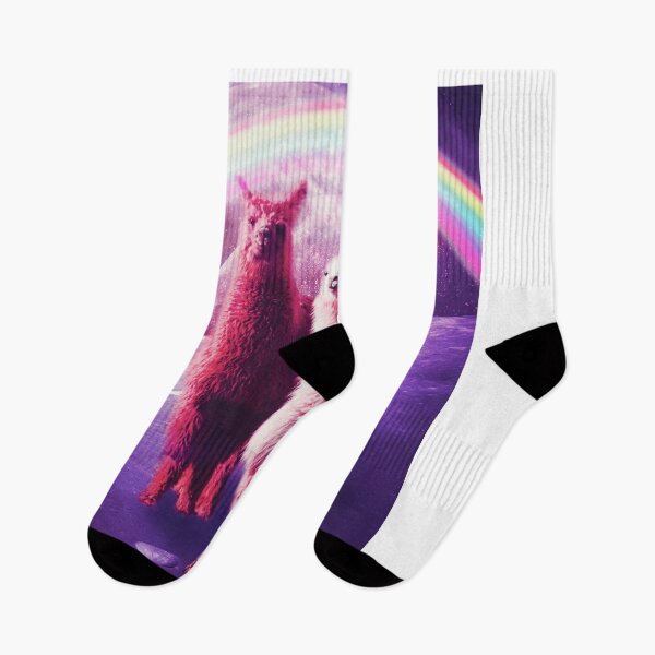 Item preview, Crazy Funny Rainbow Llama In Space  designed and sold by SkylerJHill.
