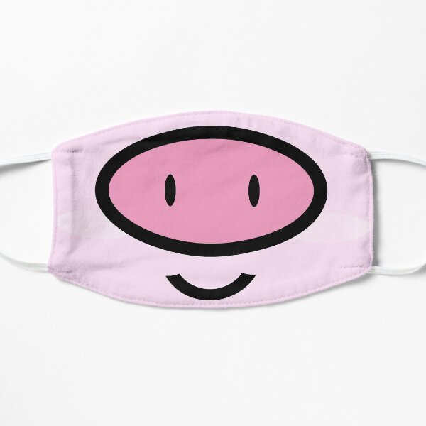Piggy Nose Face Masks Redbubble - roblox face accessories codes nose piercing