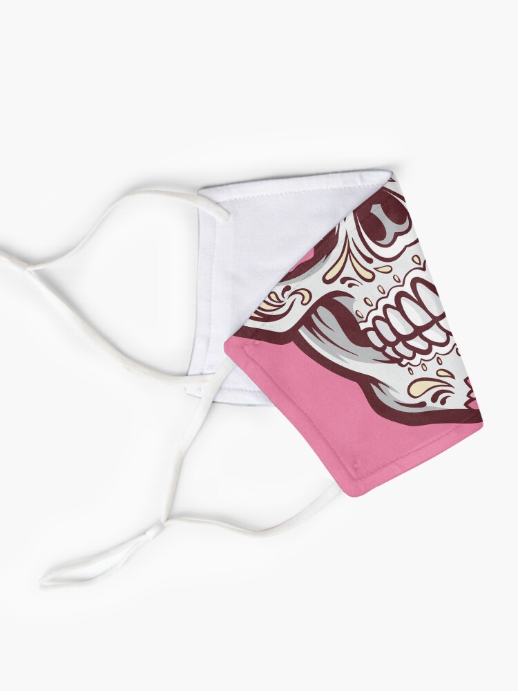 Alternate view of Sugar Skull Face Mask Mask