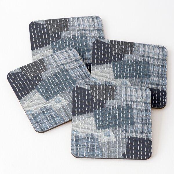 Item preview, Jean Boro sashiko handmade textile pattern designed and sold by Valentina-F.