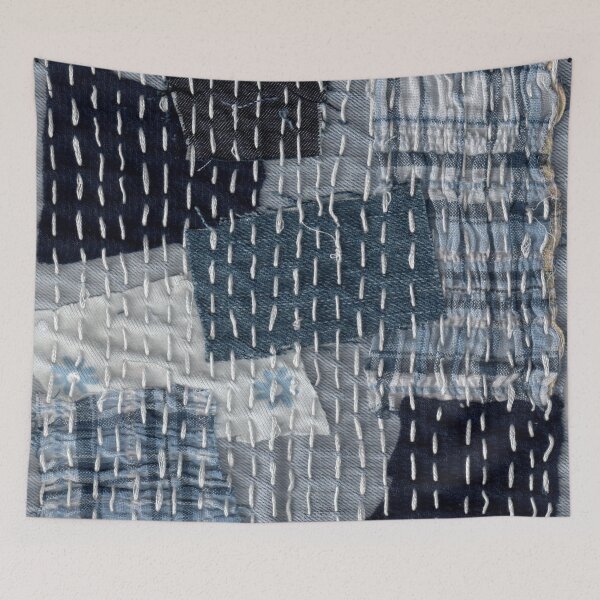 Item preview, Jean Boro sashiko handmade textile pattern designed and sold by Valentina-F.