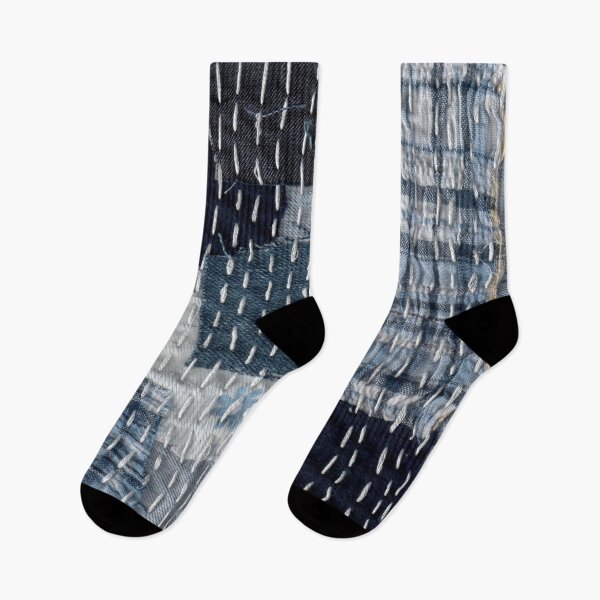 Item preview, Jean Boro sashiko handmade textile pattern designed and sold by Valentina-F.