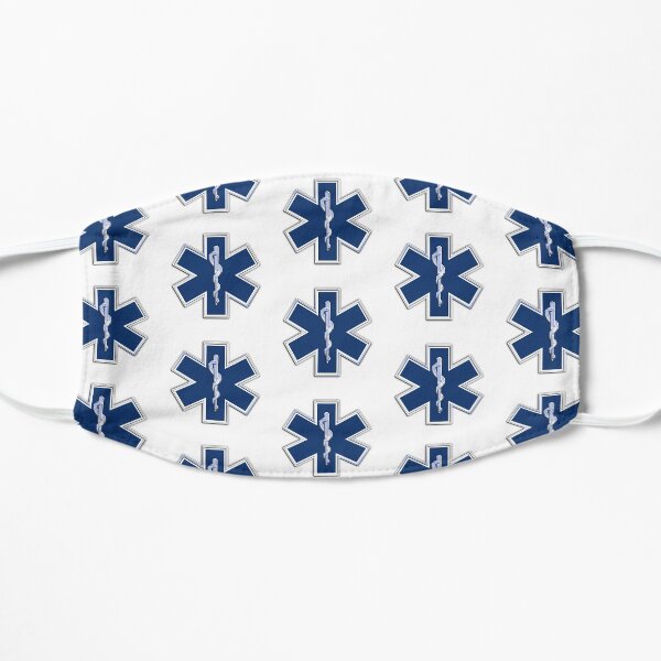 Paramedic Star of Life Flat Mask