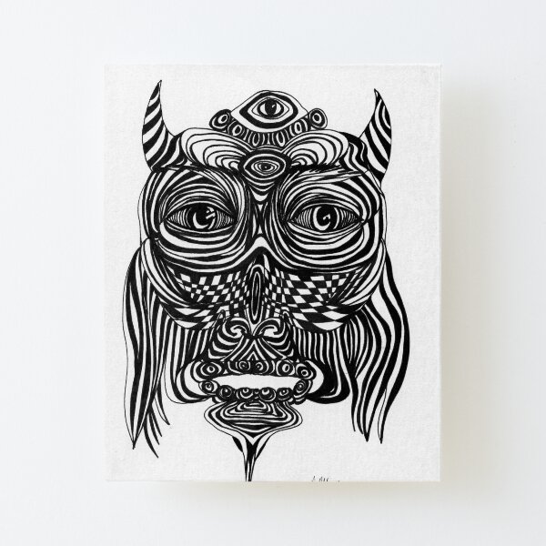 Spirit Owl Canvas Mounted Print