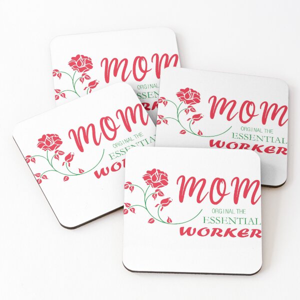 Aperçu de l'œuvre mom the orginal essential worker shirt wihte gift mom créée et vendue par abdellaoui.