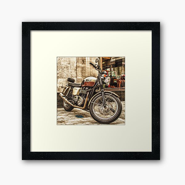 Triumph Bonneville T100 Framed Art Print