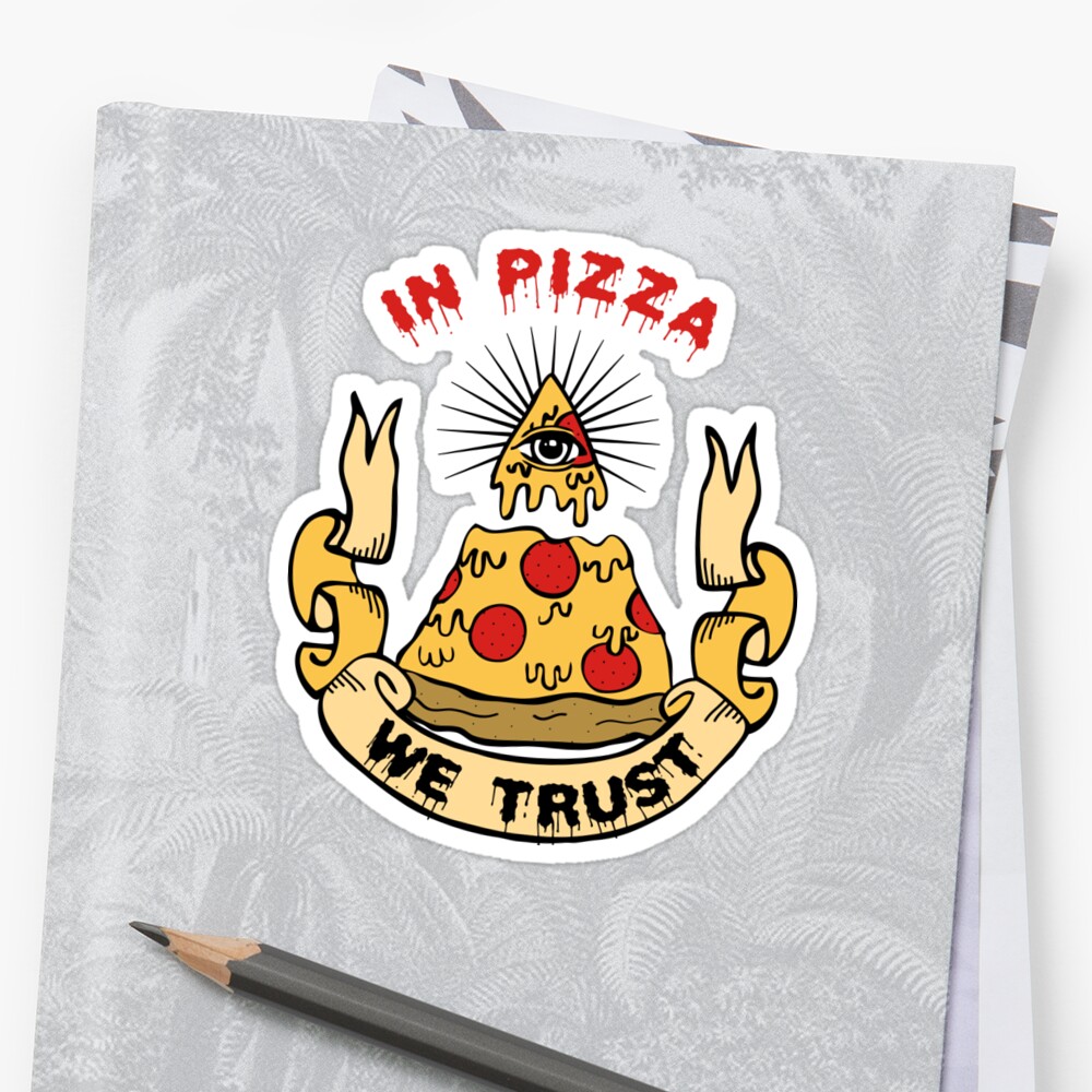 target shirt in pizza we trust