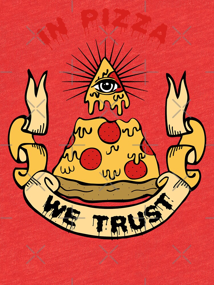 target shirt in pizza we trust