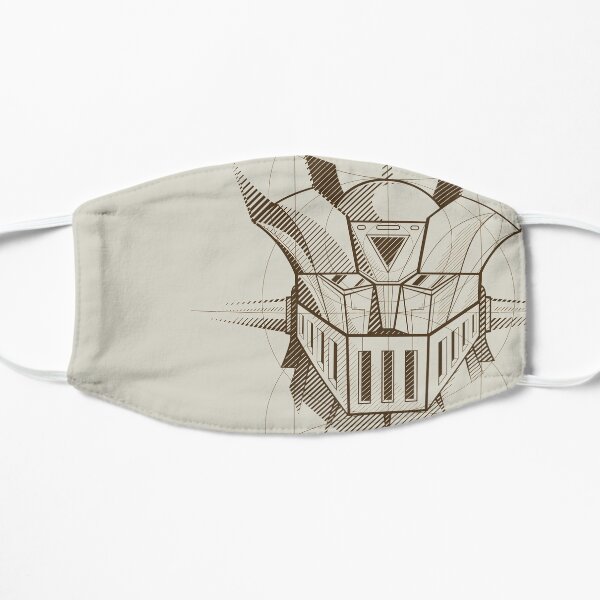 081 Proyecto Mazinger Z Mascarilla plana