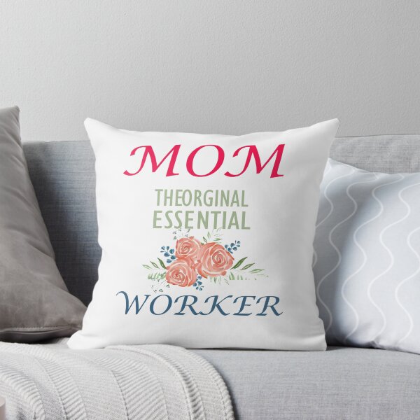Aperçu de l'œuvre mom the orginal essential worker shirt wihte gift mom créée et vendue par abdellaoui.