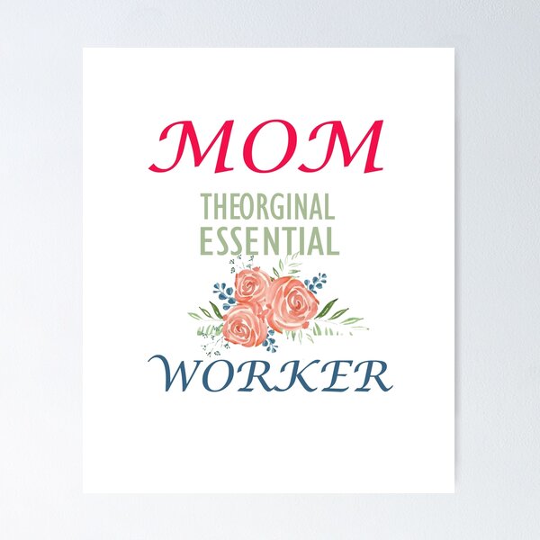 Item preview, mom the orginal essential worker shirt wihte gift mom designed and sold by abdellaoui.