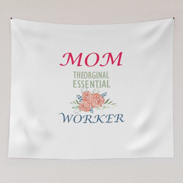 Item preview, mom the orginal essential worker shirt wihte gift mom designed and sold by abdellaoui.
