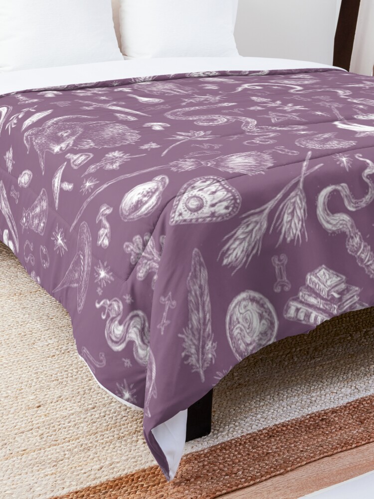 Alternate view of Purple Salem Witch Comforter