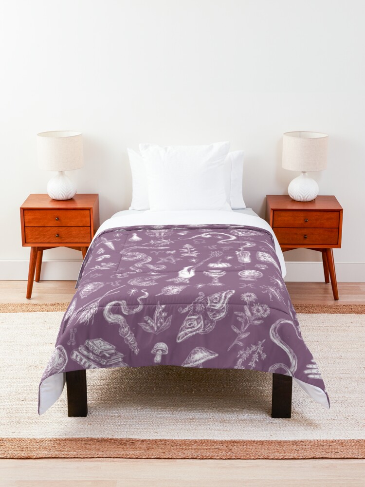 Alternate view of Purple Salem Witch Comforter