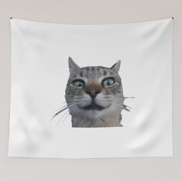 Item preview, smiling cat designed and sold by Stephanie  Skeem.