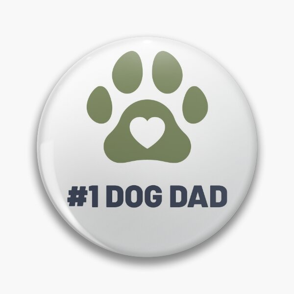 Item preview, #1 Dog Dad designed and sold by Wet Noses Designs.