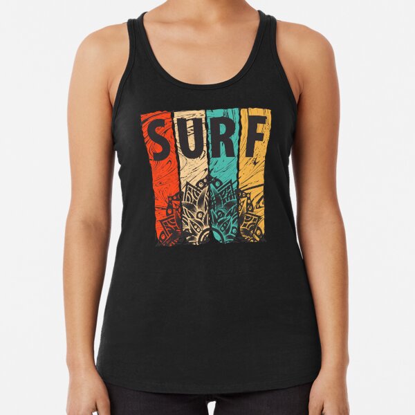 Hang Loose, Let's Rip Women's Racerback Tank