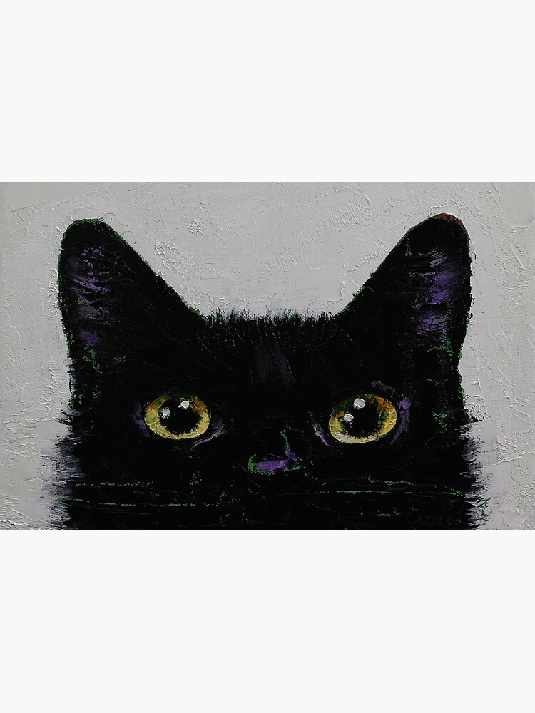 Artwork view, Black Cat designed and sold by Michael Creese