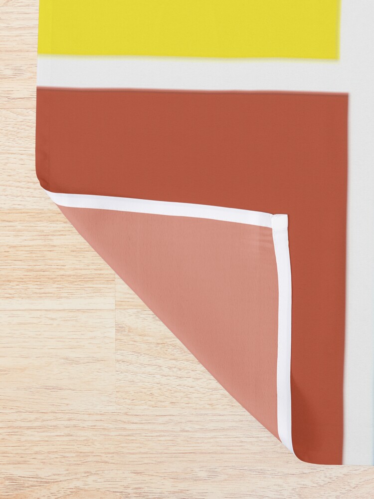 Alternate view of Colorful Blocks Shower Curtain