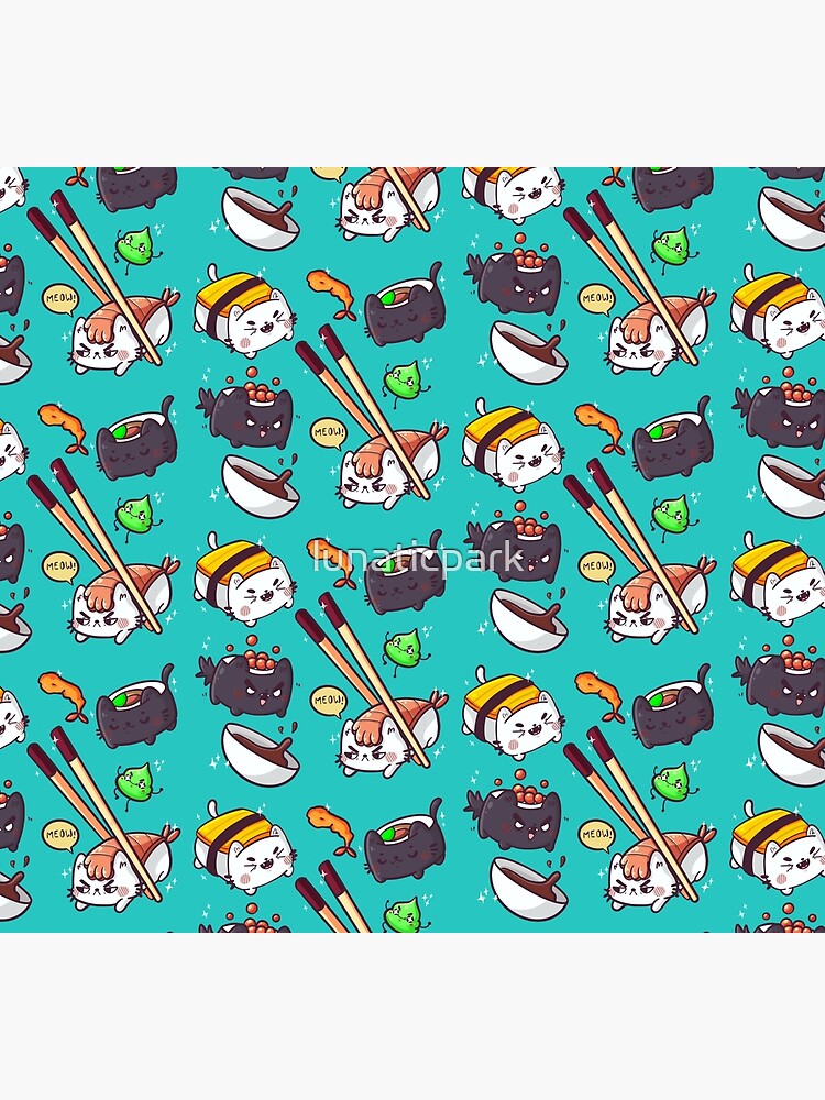 Sushi cats by lunaticpark