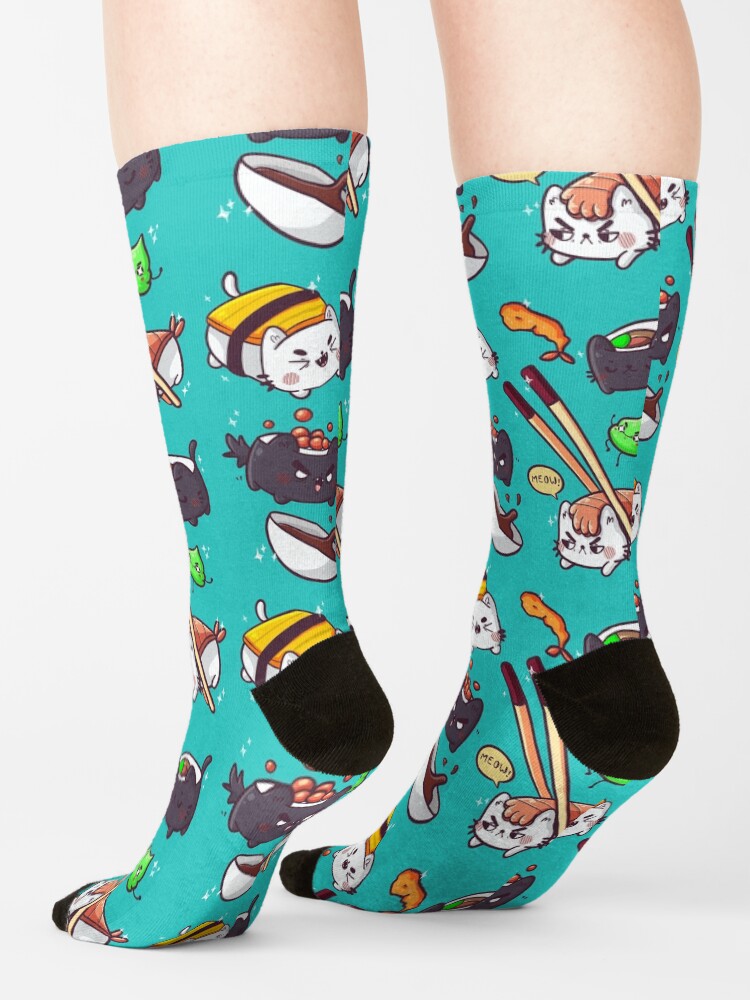 Alternate view of Sushi cats Socks
