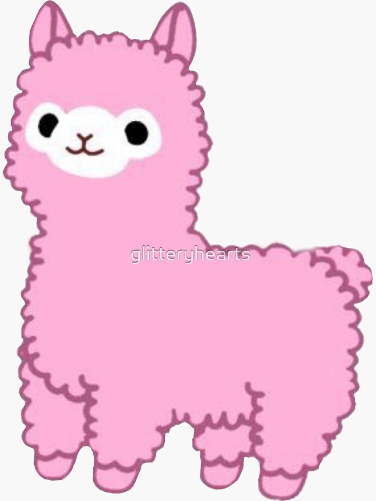 Premium Vector  Llama pink print girl lama vector illustration