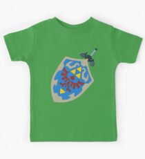 Hylian Shield and Master sword Kids Tee