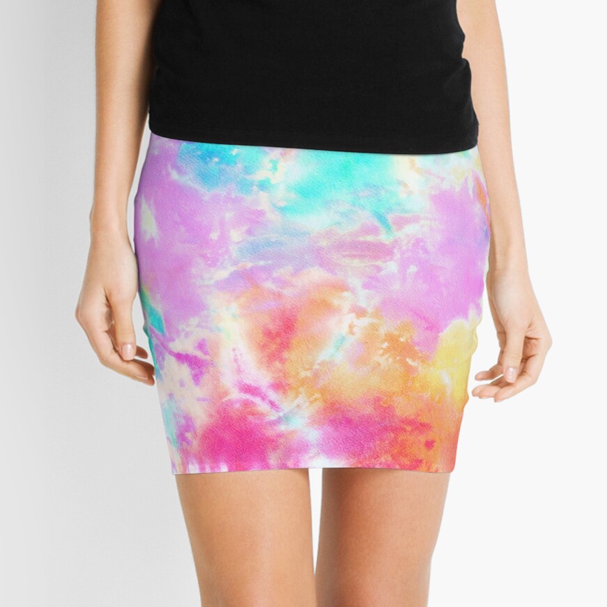 Tie dye cheap skirt 6x6