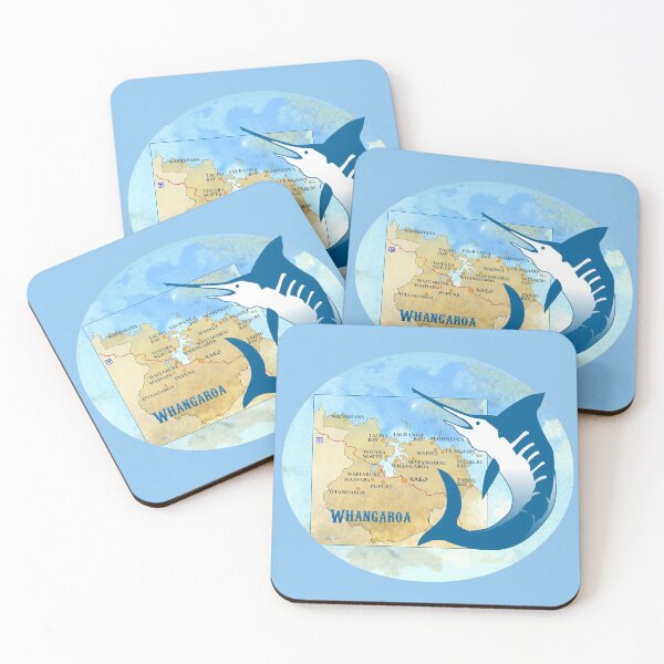 Item preview, Whangaroa Marlin Map designed and sold by Patricia Howitt.
