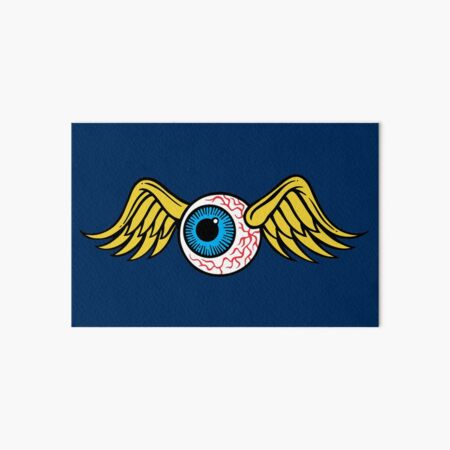Flying Eyeball Art Board Print