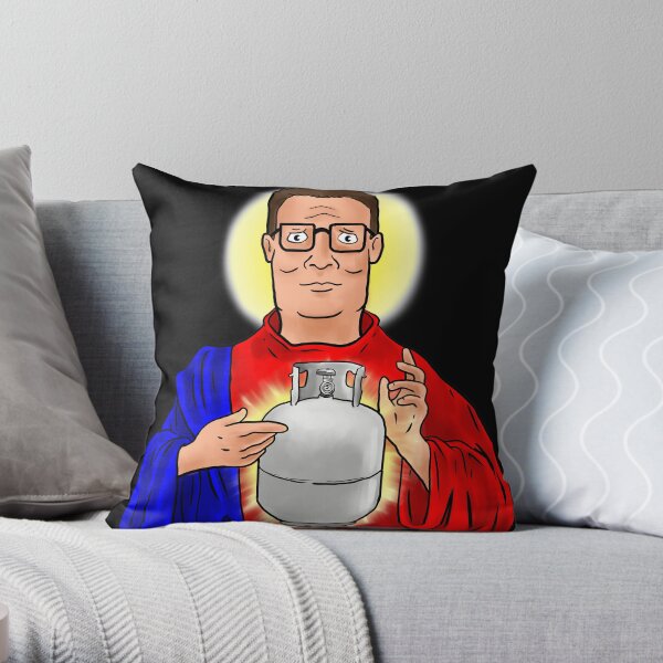 The Propane Savior Throw Pillow