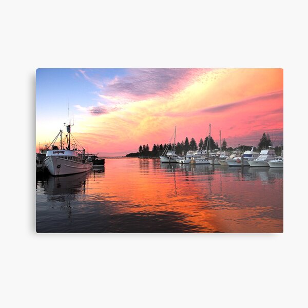 Bermagui Moorings Metal Print