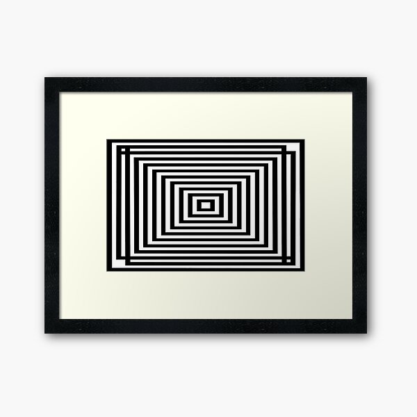Aperçu de l'œuvre Square Op Art créée et vendue par 2HivelysArt.
