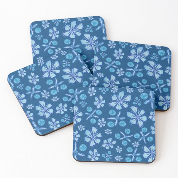 Artikelvorschau, Crazy Daisy Classic Blau entworfen und verkauft von batikandesigns.
