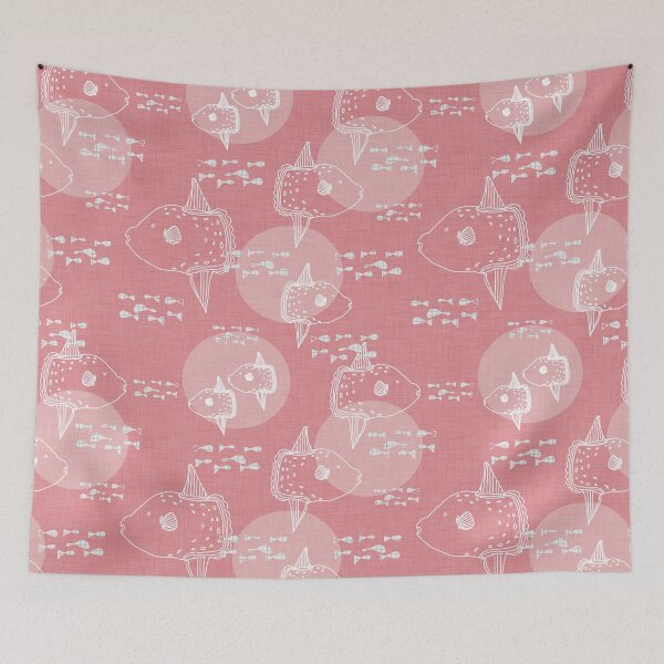 Item preview, Mola Mola Pink-Ocean sunfish designed and sold by susycosta.