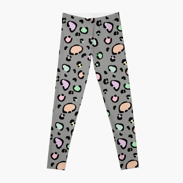 Pastel Leopard Print Leggings