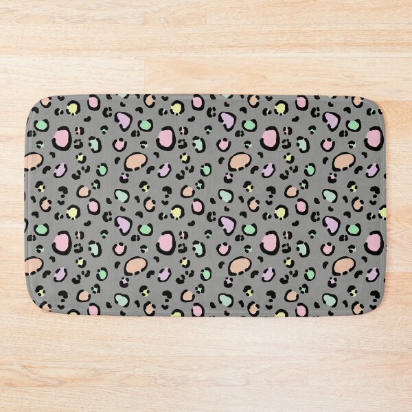 Item preview, grey and pastel leopard print designed and sold by SharleneTait.
