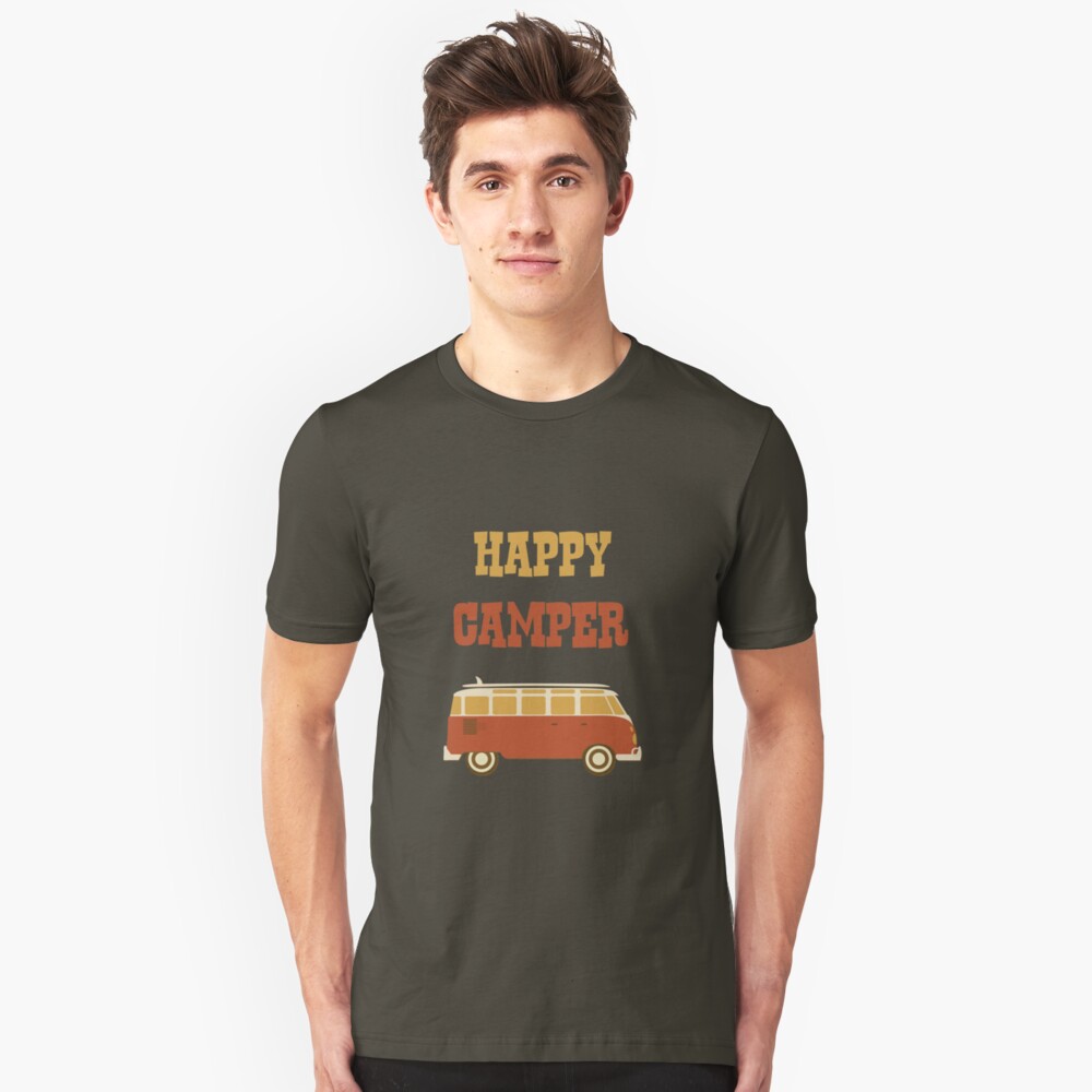 happy camper t shirt uk