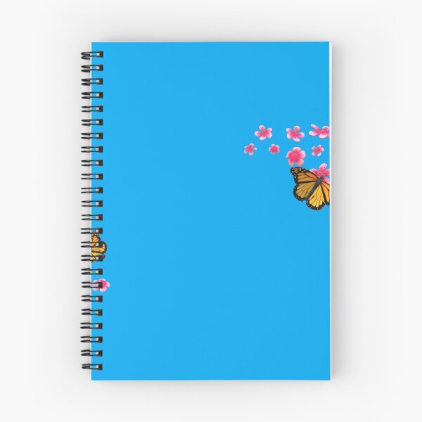 Item preview, Butterflies on blossoms (skyblue/pink/yello) designed and sold by MystixJack.