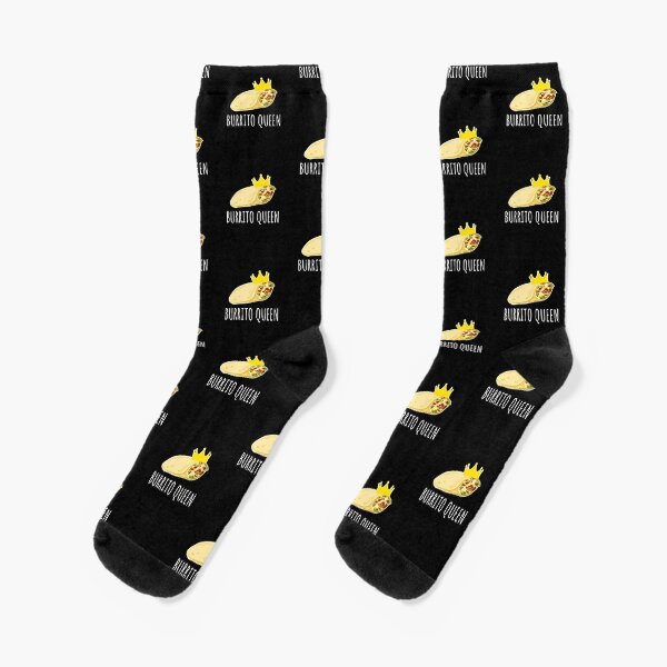 Burrito Queen - Funny Burrito gift Socks