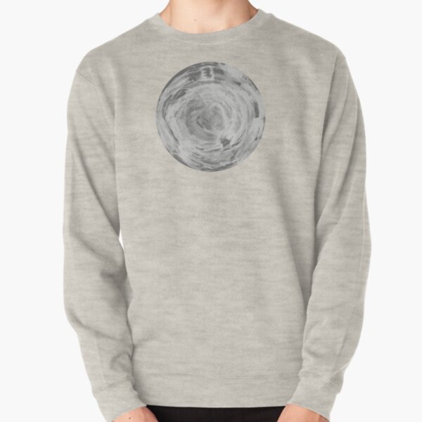 black and white sphere Pullover Sweatshirt