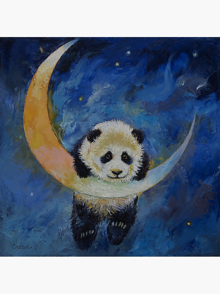 Thumbnail 3 of 3, Art Print, Panda Stars designed and sold by michaelcreese.
