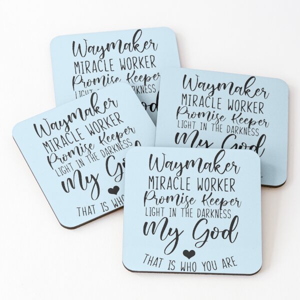 Item preview, Waymaker Miracle Worker Christian Quote designed and sold by mjlee33.