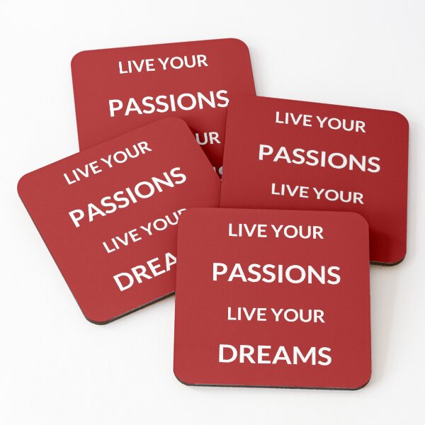 Item preview, LIVE YOUR PASSIONS, LIVE YOUR DREAMS - motivational prompts designed and sold by Inspirationmotivation.
