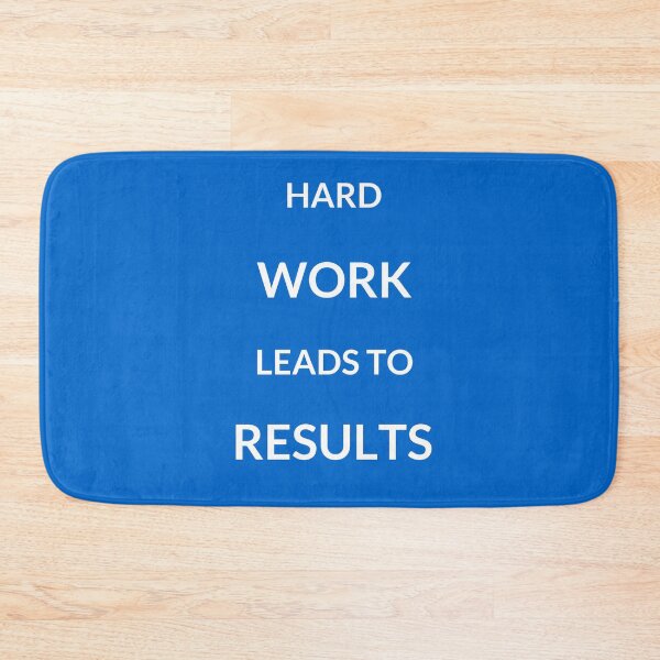 Item preview, HARD WORK LEADS TO RESULTS - motivational prompts designed and sold by Inspirationmotivation.