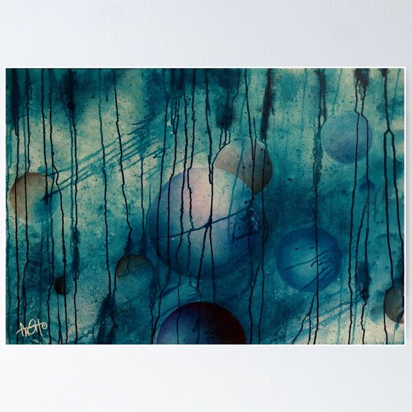Item preview, Blue spheres and tears II designed and sold by ansho.