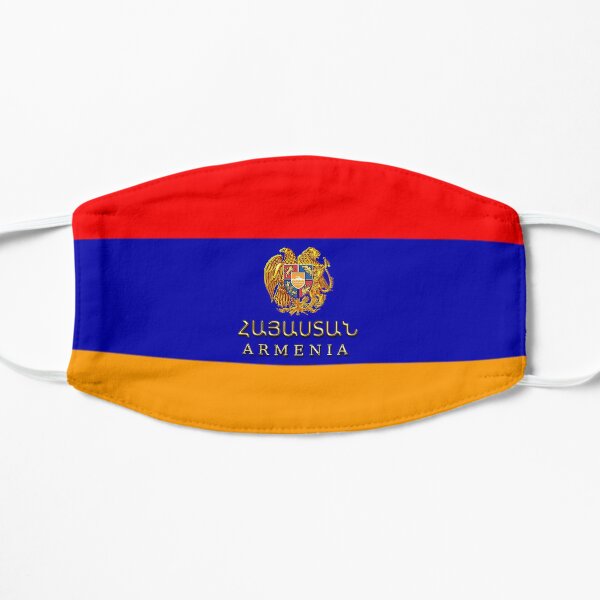 Flag of Armenia Հայաստանի դրոշը Flat Mask