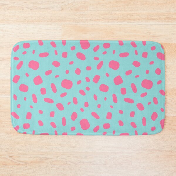 Item preview, Pink terrazo over turquoise designed and sold by marufemia.