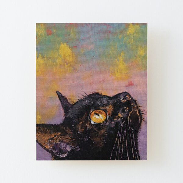 Fixed Gaze Wood Mounted Print